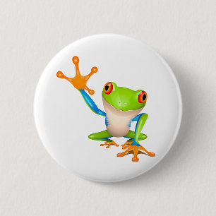 Wenig Baumfrosch Button