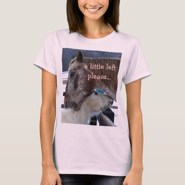 Wenig bitte verlassen… T-Shirt (Vorderseite)