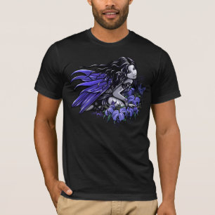 Wenig blaue Tätowierungs-Schmetterling Lilly Fee T-Shirt