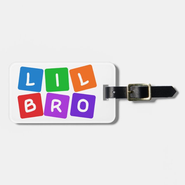 Wenig Bro Gewohnheits-Gepäckanhänger Gepäckanhänger (Vorderseite horizontal)