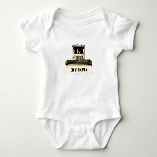 Wenig Bulldozer Baby Strampler (Vorderseite)