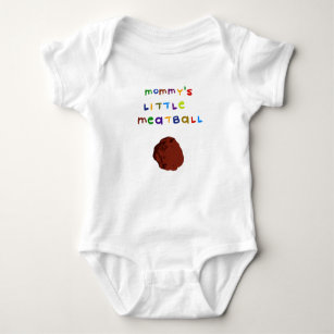 Wenig das Fleischklöschen-Shirt der Mama Baby Strampler