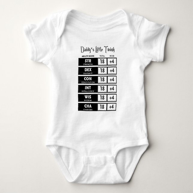 Wenig das Twink des Vatis Strampler (Vorderseite)