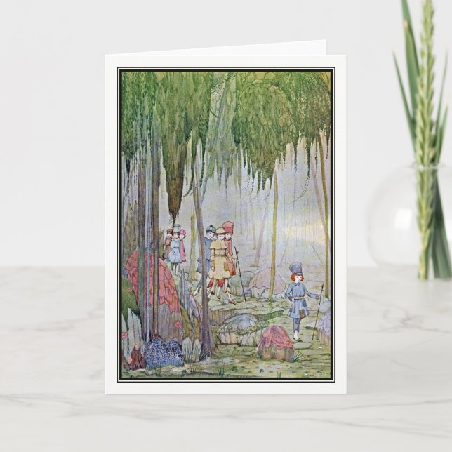 Wenig Daumen durch Harry Clarke Karte (Vorderseite)