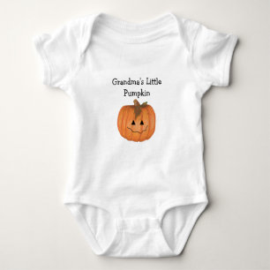 Wenig der Kürbis-Bodysuit der Großmutter Baby Strampler