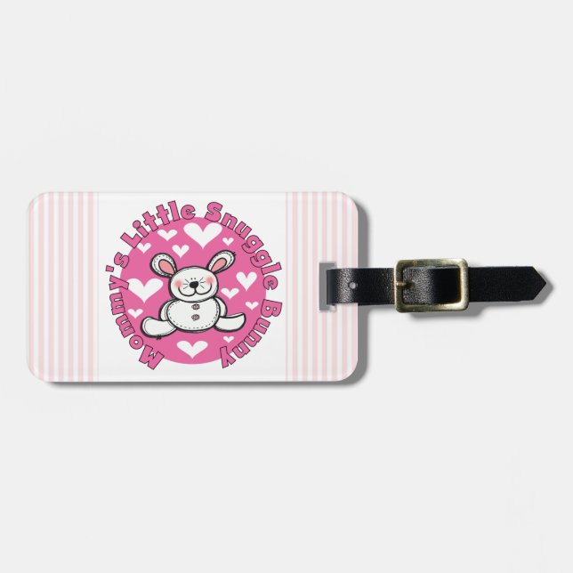Wenig der Snuggle-Häschen der Mama Gepäckanhänger (Vorderseite horizontal)