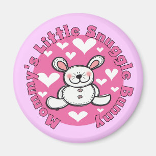 Wenig der Snuggle-Häschen der Mama Magnet