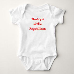 Wenig des Vatis republikanisch Baby Strampler