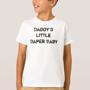 Wenig die Windel-Baby des Vatis T-Shirt