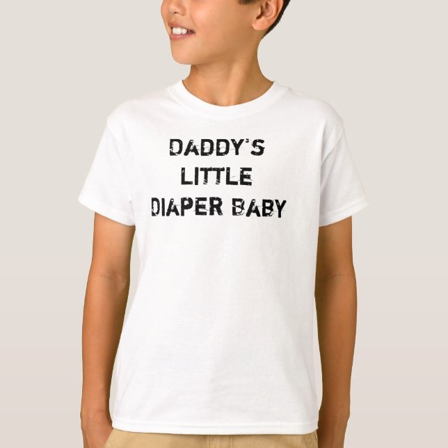 Wenig die Windel-Baby des Vatis T-Shirt (Vorderseite)