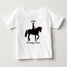 Wenig Dressage-Diva-Spitze Baby T-shirt