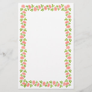 Wenig englisches Tee-Rosen-Briefpapier Briefpapier