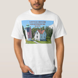 Wenig Fluss-Leuchtturm, Maine-T - Shirt
