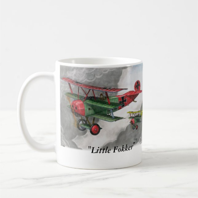 Wenig Fokker-Tasse Kaffeetasse (Links)