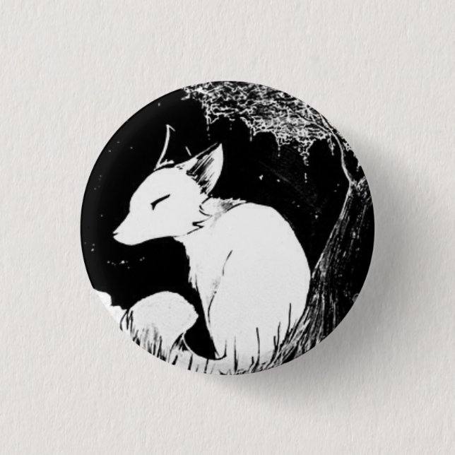 Wenig Fox Button (Vorderseite)