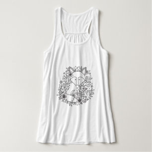 Wenig Fox-Farbton Tank Top