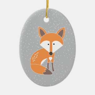 Wenig Fox Keramik Ornament