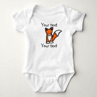 Wenig Fox-Spielanzug-Strampler Baby Strampler