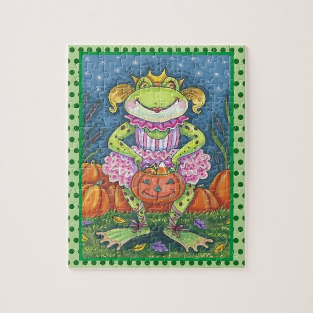 WENIG FROG BALLERINA PRINCESS, HALLOWEWEE PUZZLE (Vertikal)