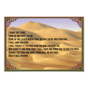 Wenig gegen Angst Fotodruck