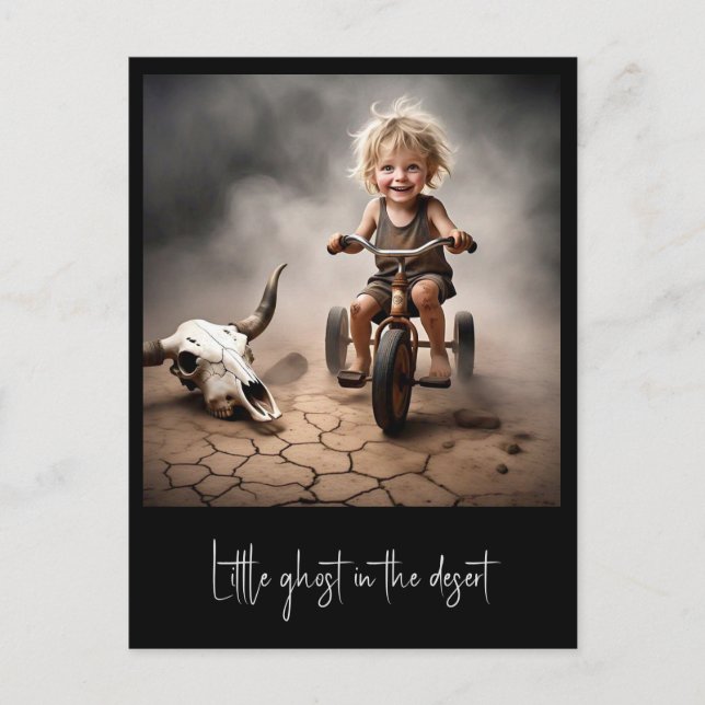 " WENIG GÖSTLICH IN DER WÜSTE " POSTKARTE (Vorderseite)