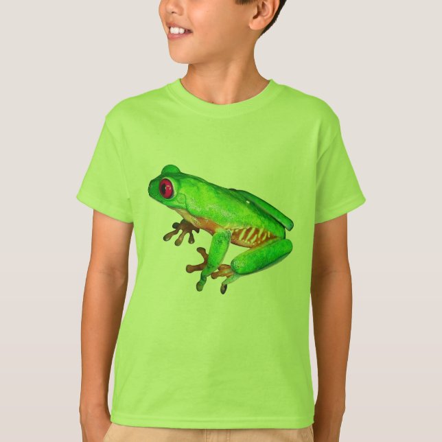 Wenig grüner Baumfrosch T-Shirt (Vorderseite)