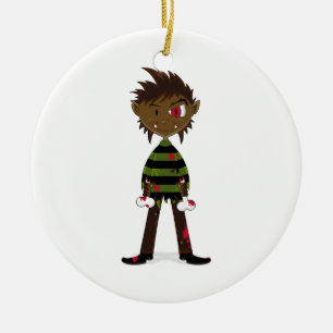 Wenig Halloweenwerewolf-Verzierung Keramik Ornament