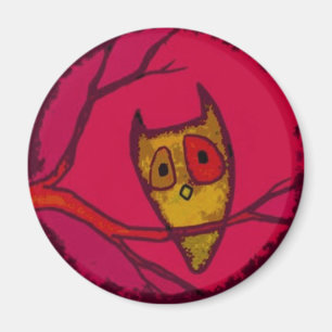 Wenig Howly Owly Magnet