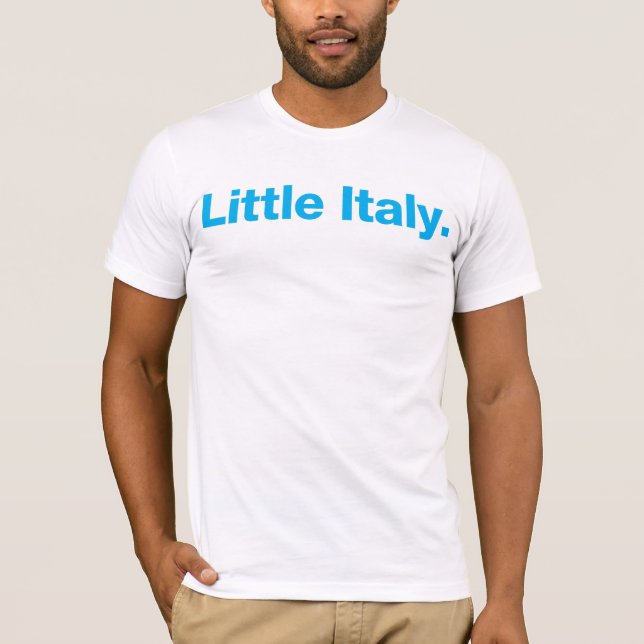 Wenig Italien (cyan-blau) T-Shirt (Vorderseite)