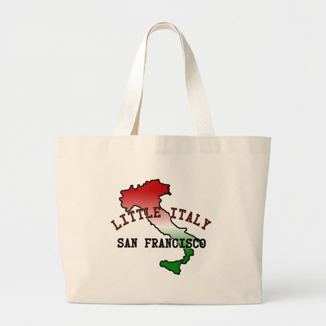 Wenig Italien San Francisco Jumbo Stoffbeutel (Vorne)
