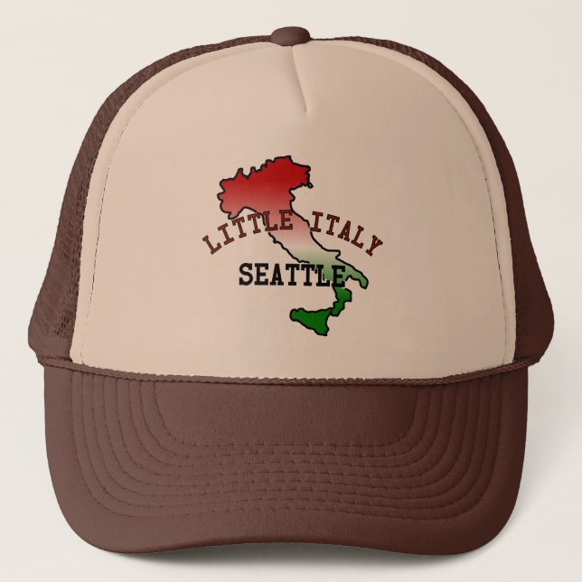 Wenig Italien Seattle Truckerkappe (Vorderseite)
