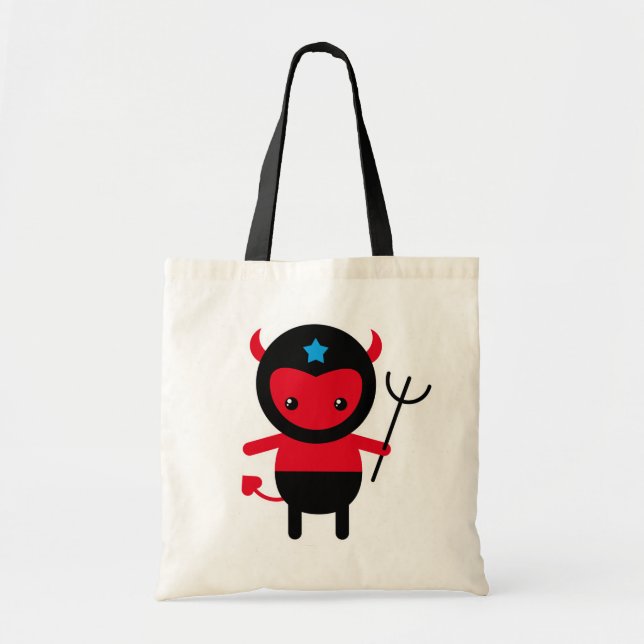Wenig kawaii Ninja Teufel Tragetasche (Vorne)