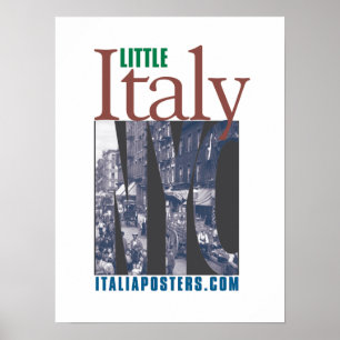 Wenig Logo-Plakat Italiens New York City Poster