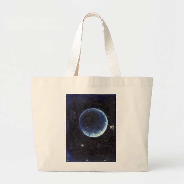 Wenig Lune 2014 Jumbo Stoffbeutel (Vorne)