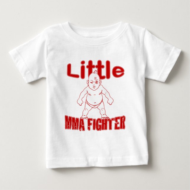 Wenig MIXED MARTIAL ARTS Kämpfer-Kriegskunst-Baby Baby T-shirt (Vorderseite)