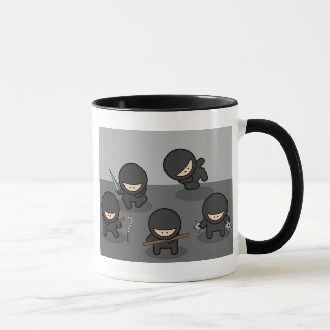 Wenig Ninja Kaffee-Tasse Tasse (Rechts)