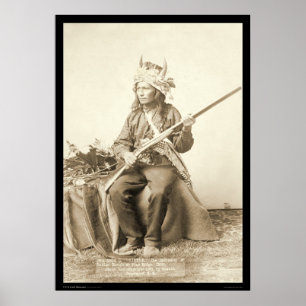 Wenig Oglala indische Kiefer Ridge Sd 1890 Poster