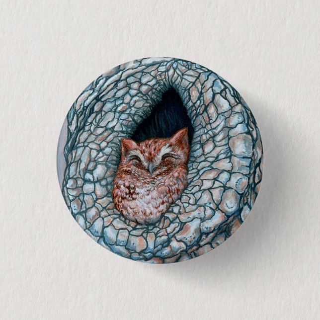 Wenig Owlette Button (Vorderseite)