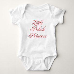 Wenig polnische Prinzessin Baby Strampler