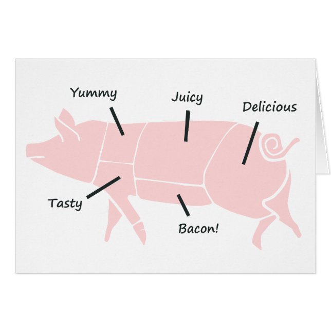 Wenig rosa Piggie mit geschmackvollen Aufklebern (Vorderseite (Horizontal))