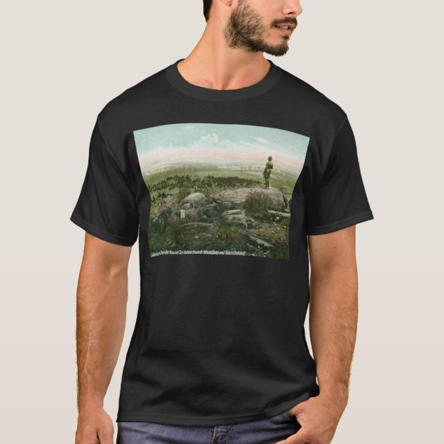 Wenig runde Spitze, Gettysburg-Schlachtfeld Vintag T-Shirt (Vorderseite)