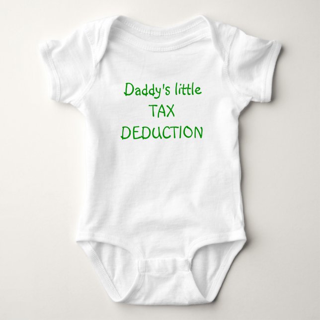 Wenig STEUERABZUG Des Vatis Baby Strampler (Vorderseite)
