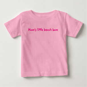 Wenig Strandgammler der Mama Baby T-shirt