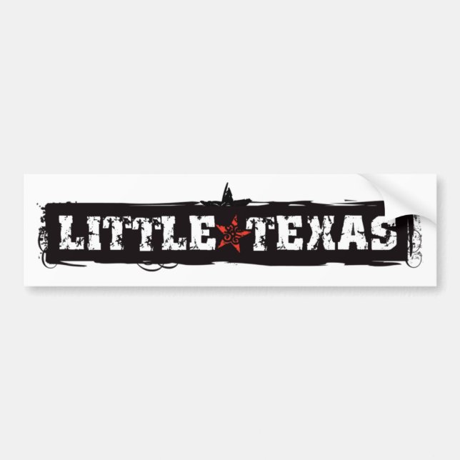 Wenig Texas-Logo-Autoaufkleber Autoaufkleber (Vorne)