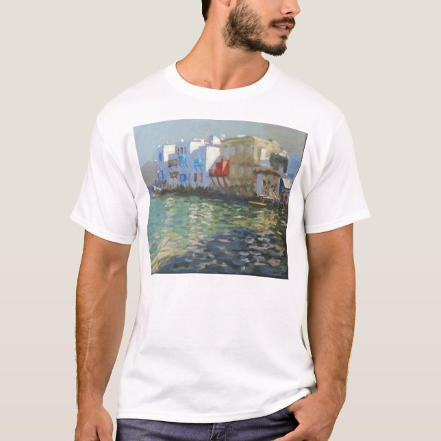 Wenig Venedig Mykonos T-Shirt (Vorderseite)