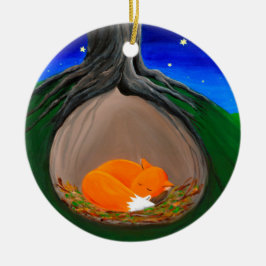 Wenig Waldland Fox | Keramik Ornament