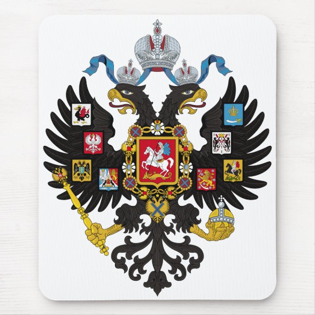 Wenig Wappen russischen Reiches 1883 Mousepad (Vorne)