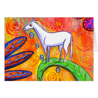 Wenig weiße Magie-Pferd