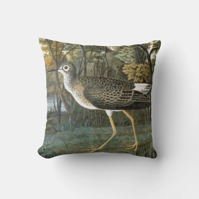 Wenig Yellowlegs Kissen (Vorderseite)