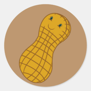 Wenige Erdnuss-Aufkleber Runder Aufkleber